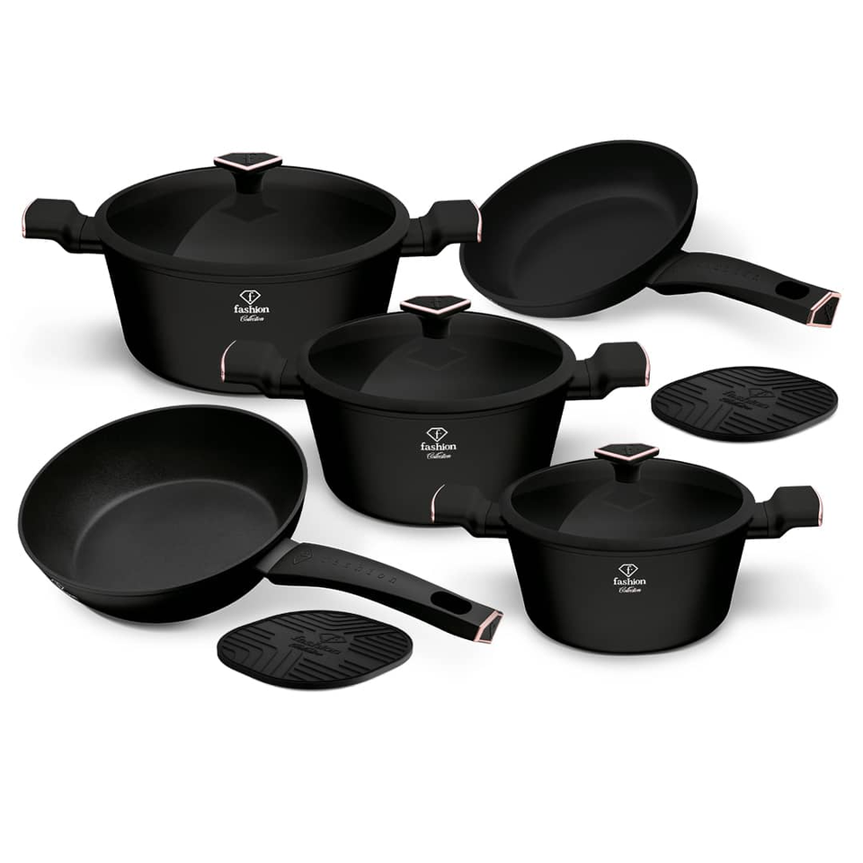 10-Piece Cookware Set Fashion by Berlinger Haus FTV0046