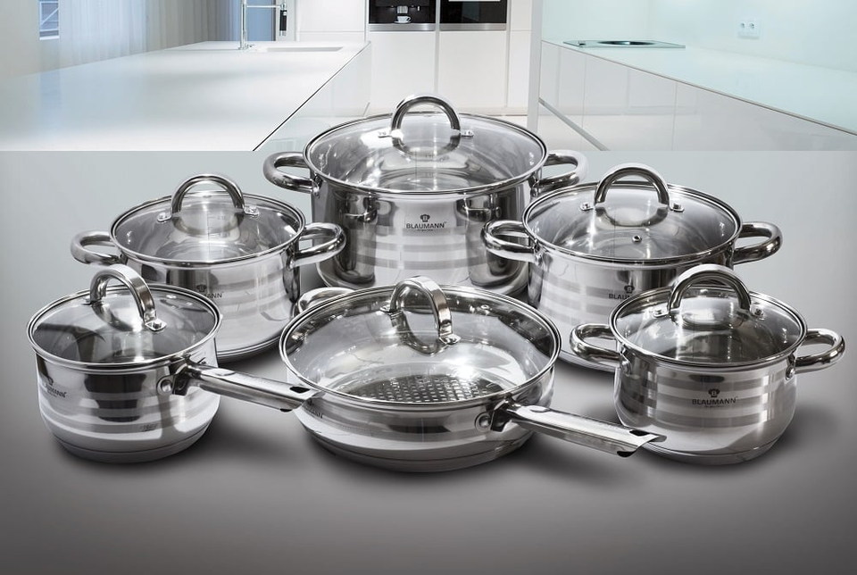 12 pcs cookware set Blaumann BL1410