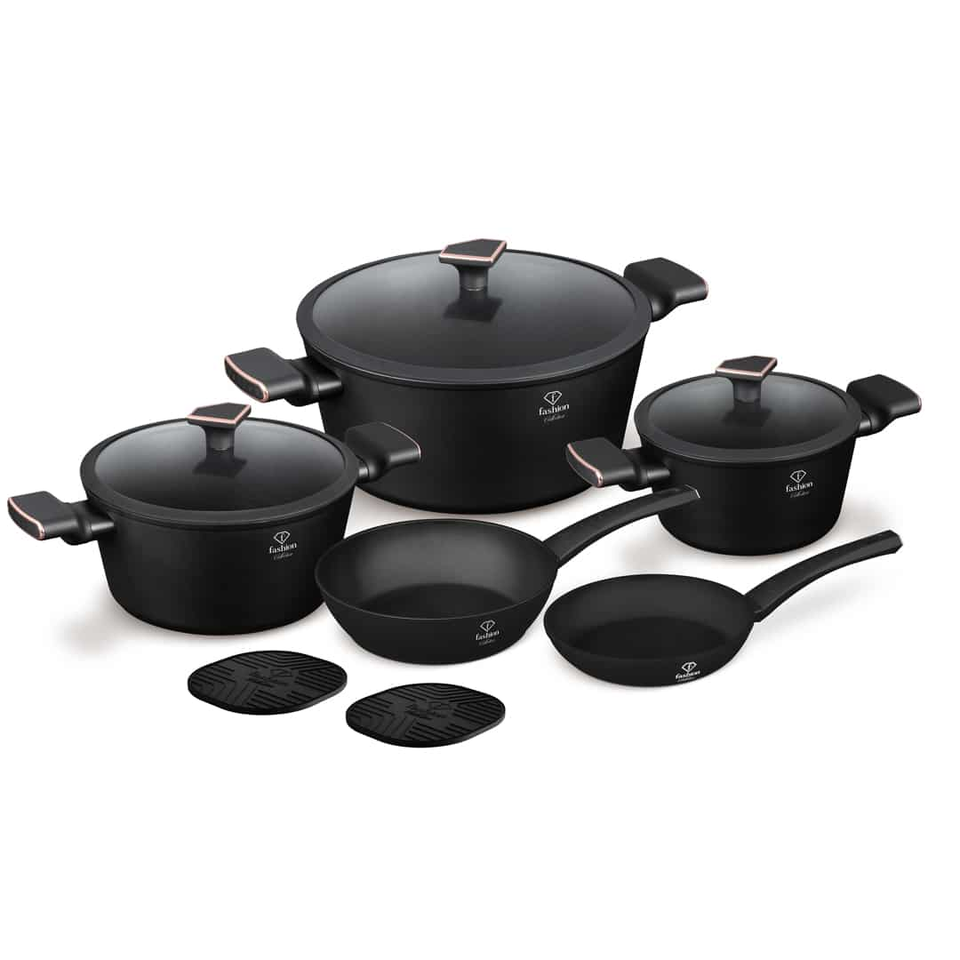 10-Piece Cookware Set Fashion by Berlinger Haus FTV0046