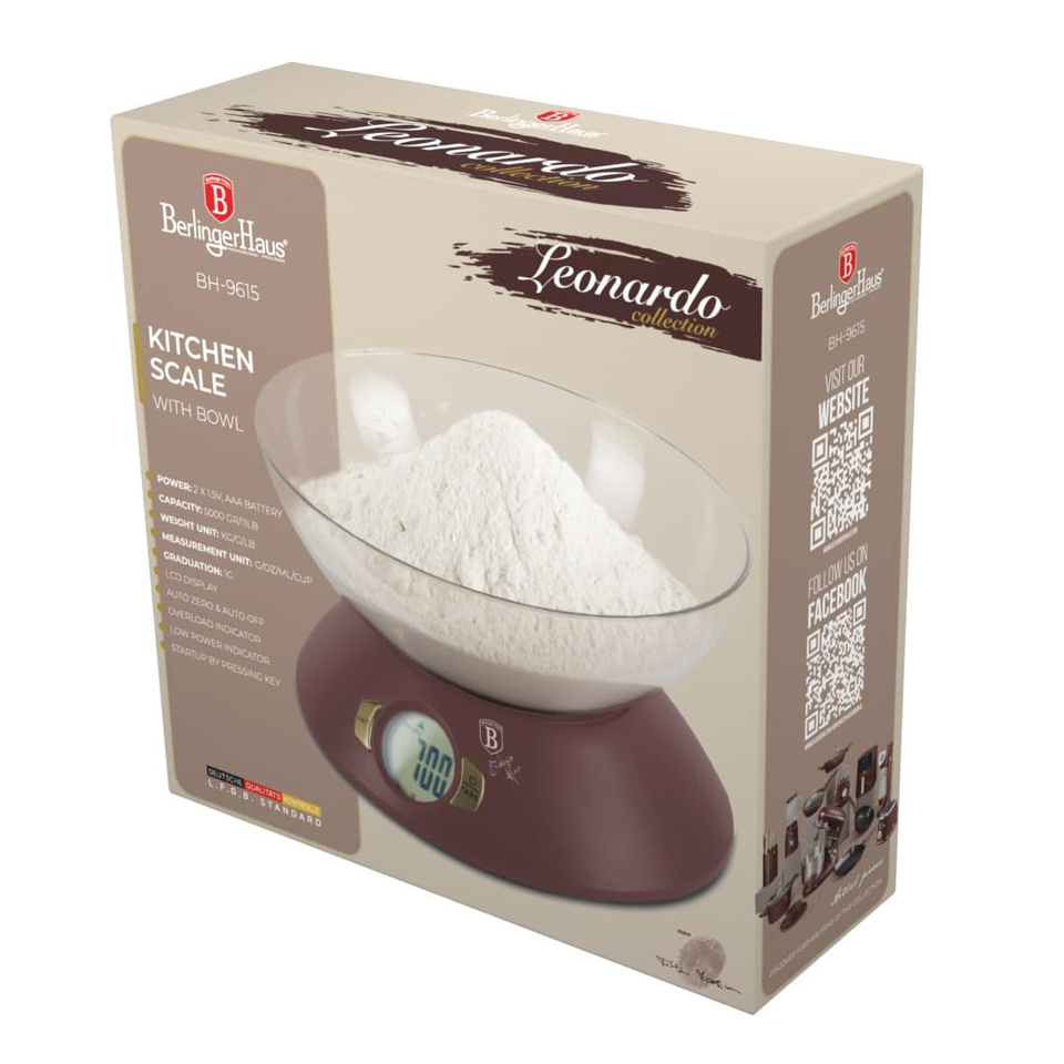 Kitchen scale with bowl Berlinger Haus BH9615 Leonardo