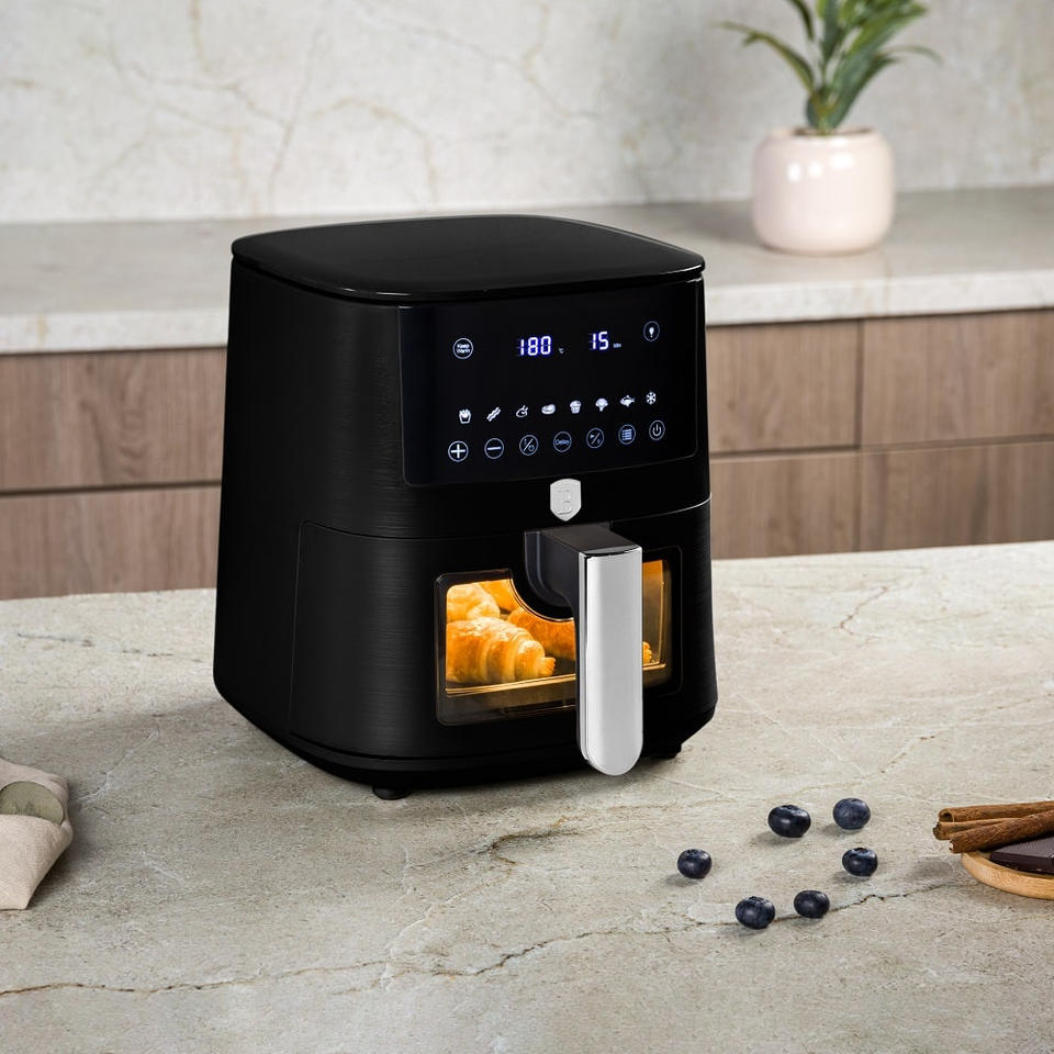 Air fryer,5 L,visible window Berlinger Haus BH9557 Black