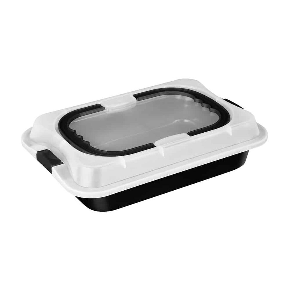 Oblong roaster with lid Berlinger Haus BH8641 Matte Black