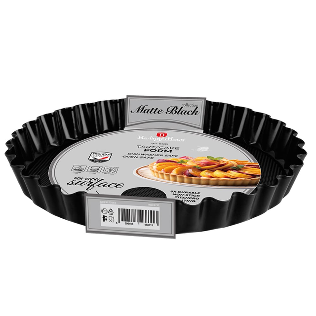 Tart cake form,28*3,5 cm Berlinger Haus BH8635 Matte Blak