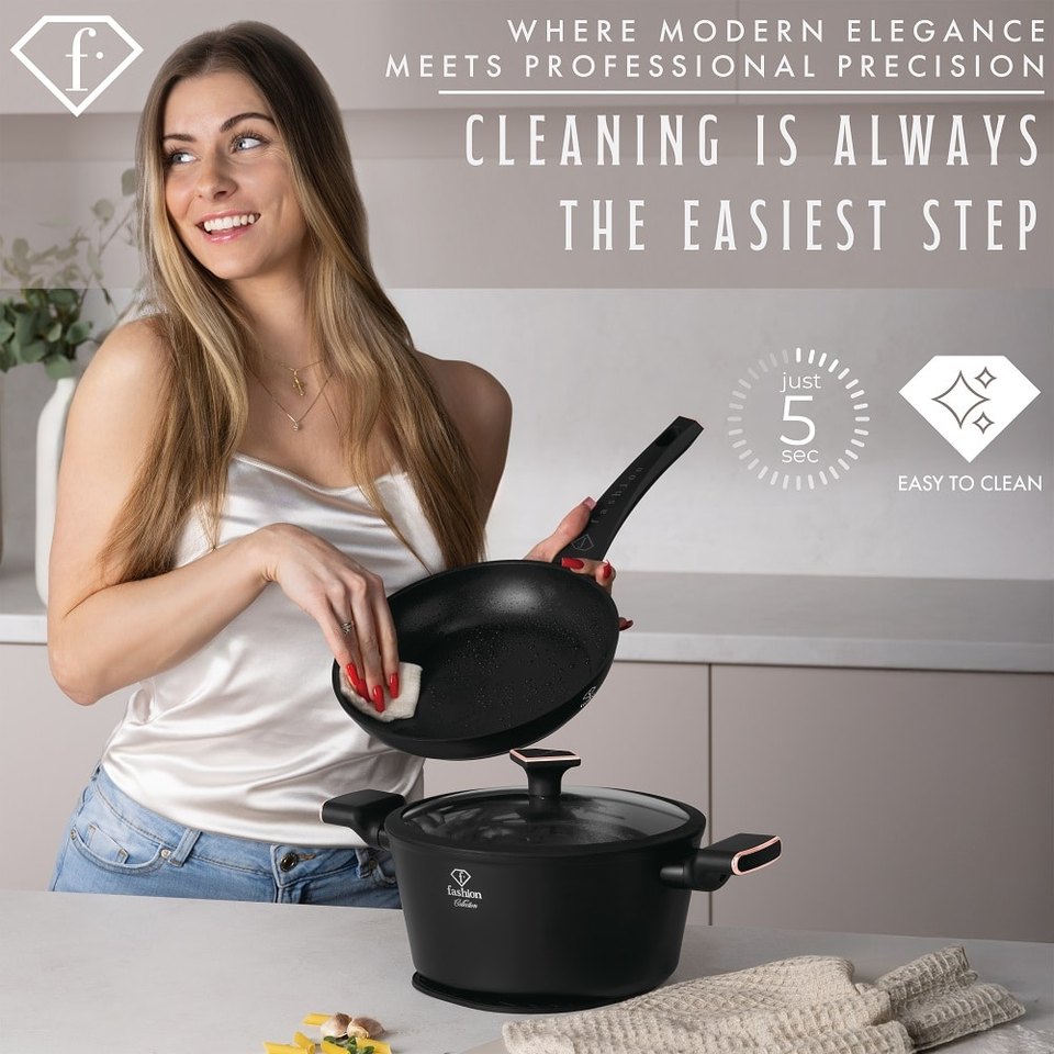 4-Piece Cookware Set Fashion by Berlinger Haus FTV0047