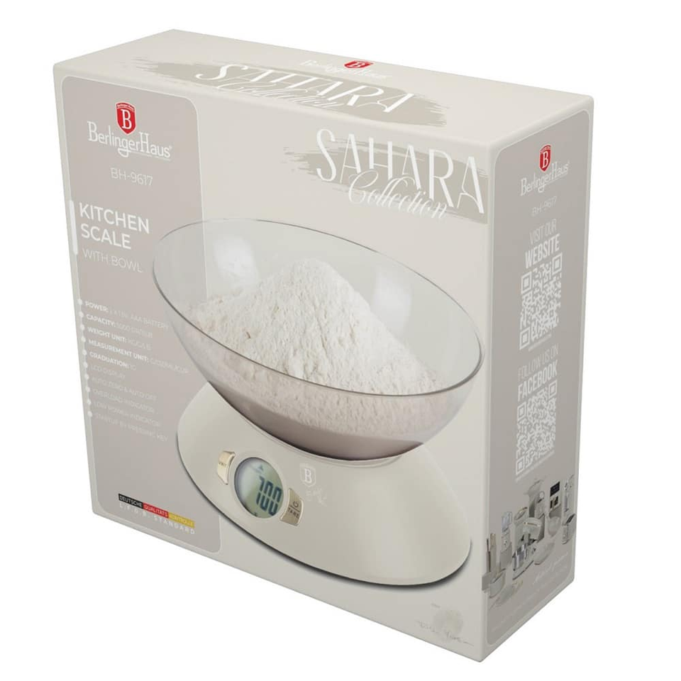 Kitchen scale with bowl Berlinger Haus BH9617 Sahara