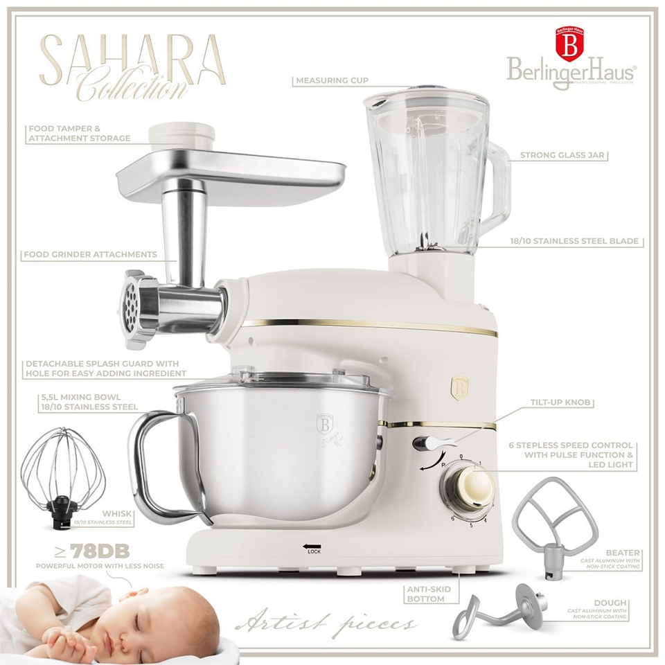 Multifunctional kitchen machine Berlinger Haus BH9532 Sahara