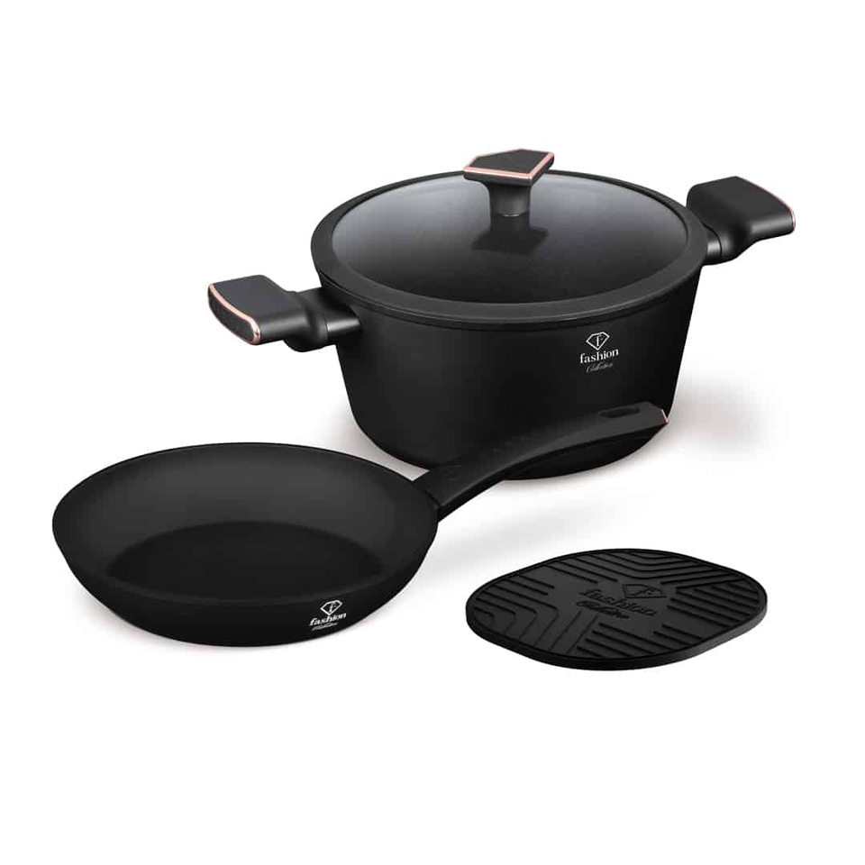 4-Piece Cookware Set Fashion by Berlinger Haus FTV0047