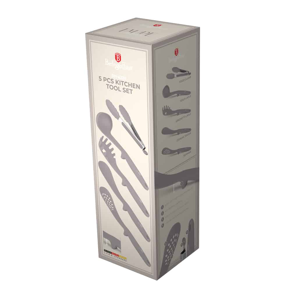 5 pcs kitchen tool set Berlinger Haus BH6335 Taupe