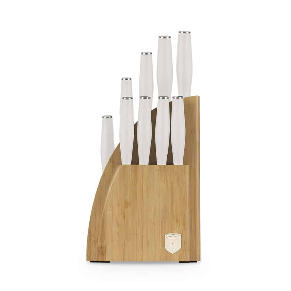 10pcs knife set with BAMBOO stand Berlinger Haus 3121 Sahara