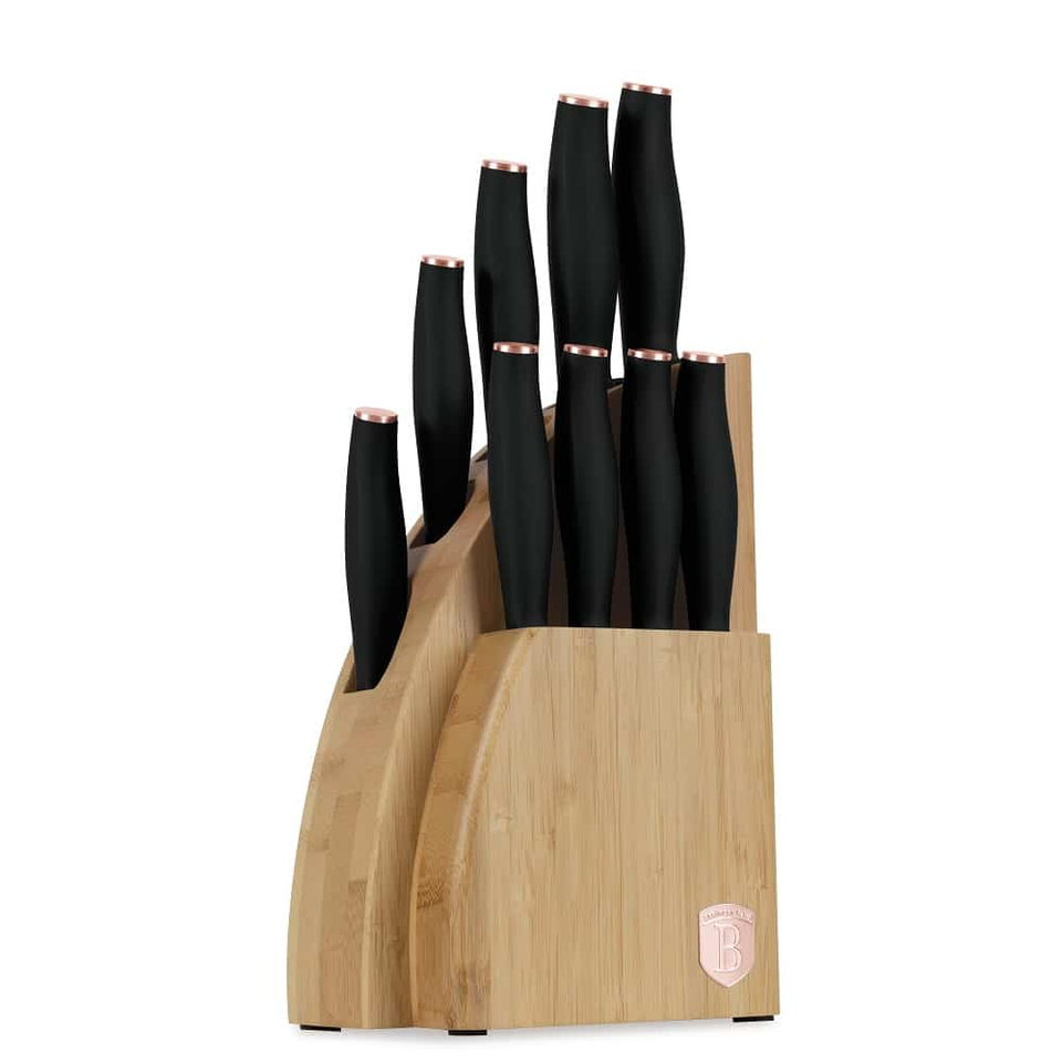 10 pcs knife set with BAMBOO stand Berlinger Haus BH2760