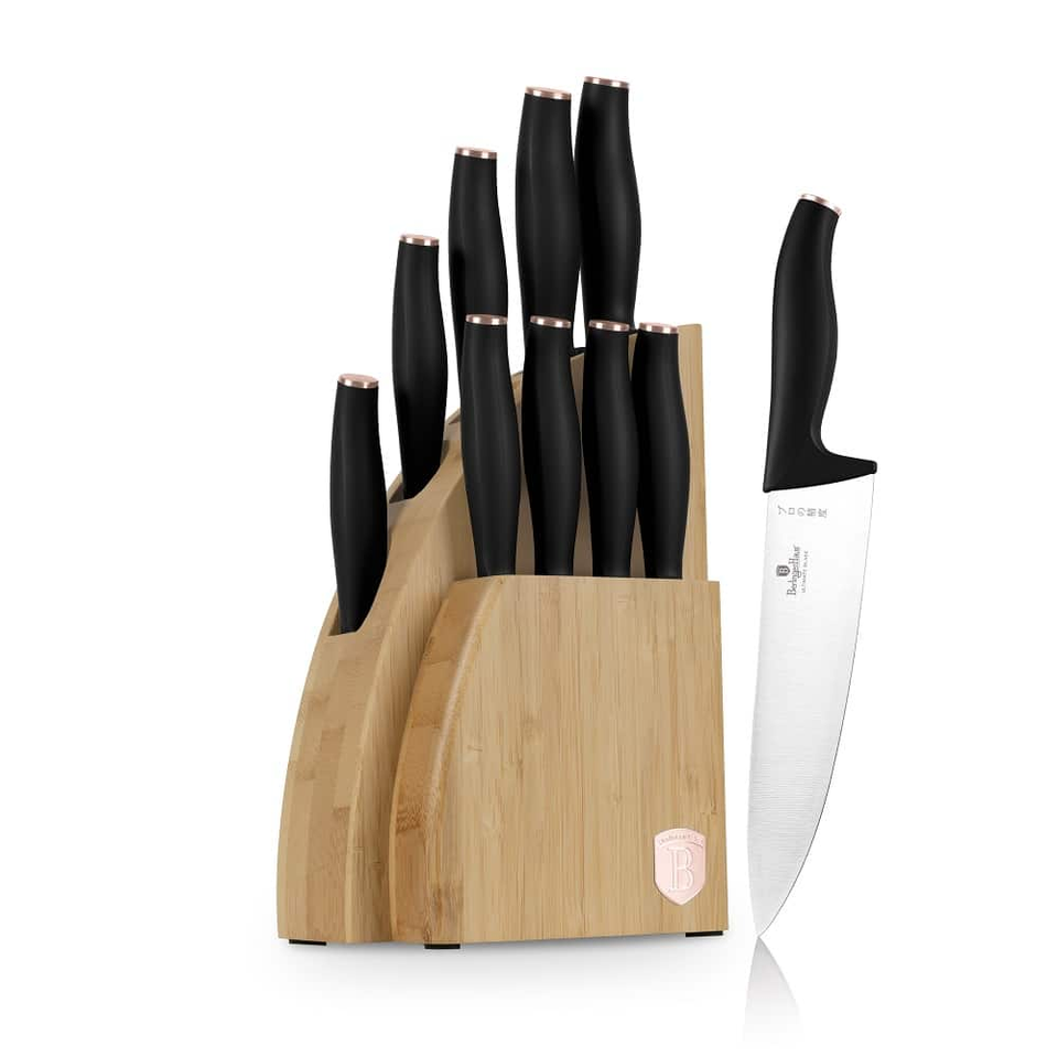 10 pcs knife set with BAMBOO stand Berlinger Haus BH2760