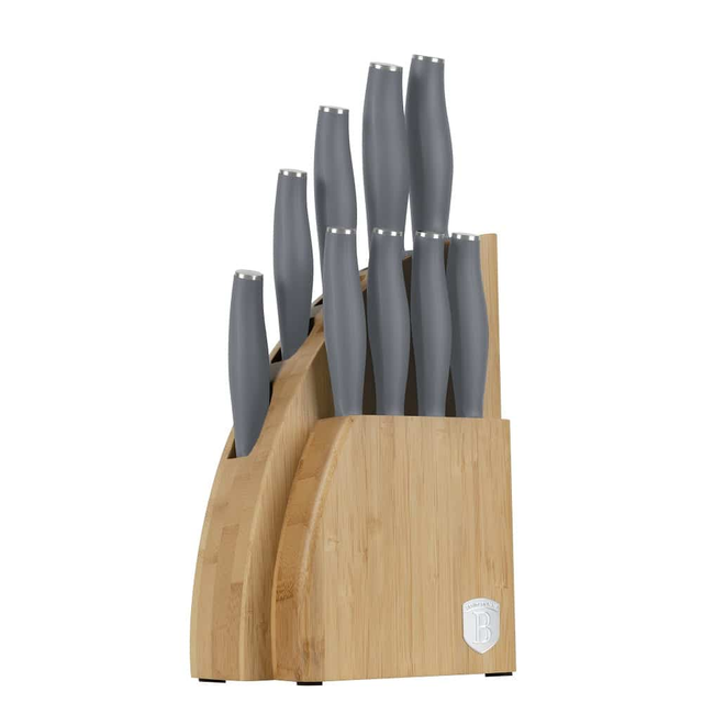 10 pcs knife set with BAMBOO stand Berlinger Haus BH2759
