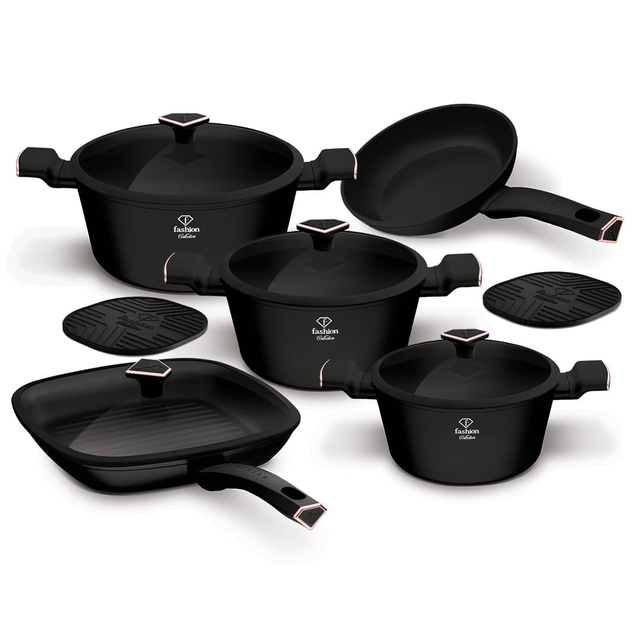 11-Piece Cookware Set Fashion by Berlinger Haus FTV0049