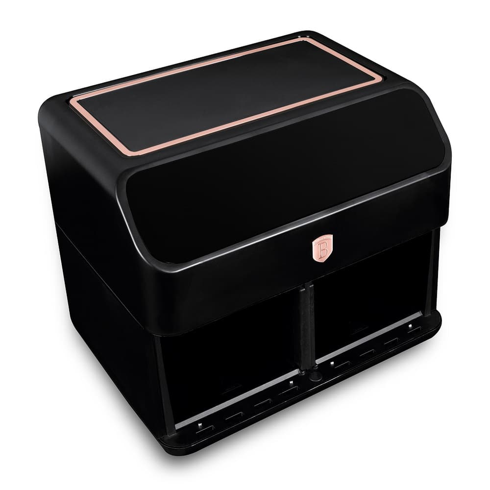 Dual basket air fryer, 4+4L Berlinger Haus BH9659 Black Rose