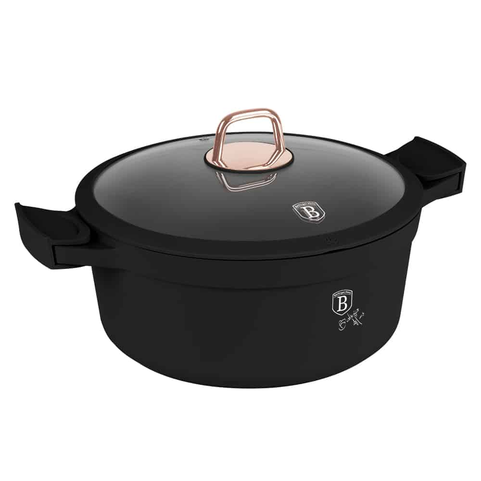 Casserole with lid, 28 cm Berlinger Haus BH7784 Black Rose