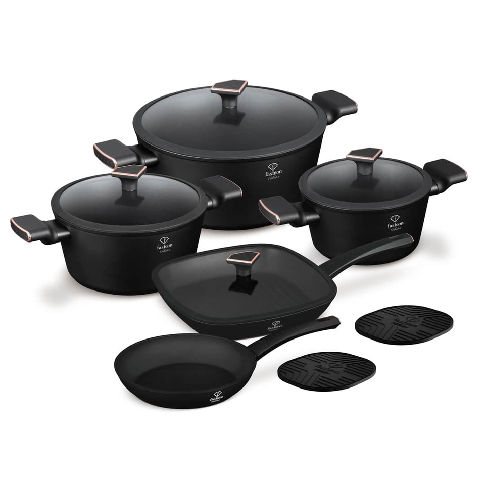 11-Piece Cookware Set Fashion by Berlinger Haus FTV0049