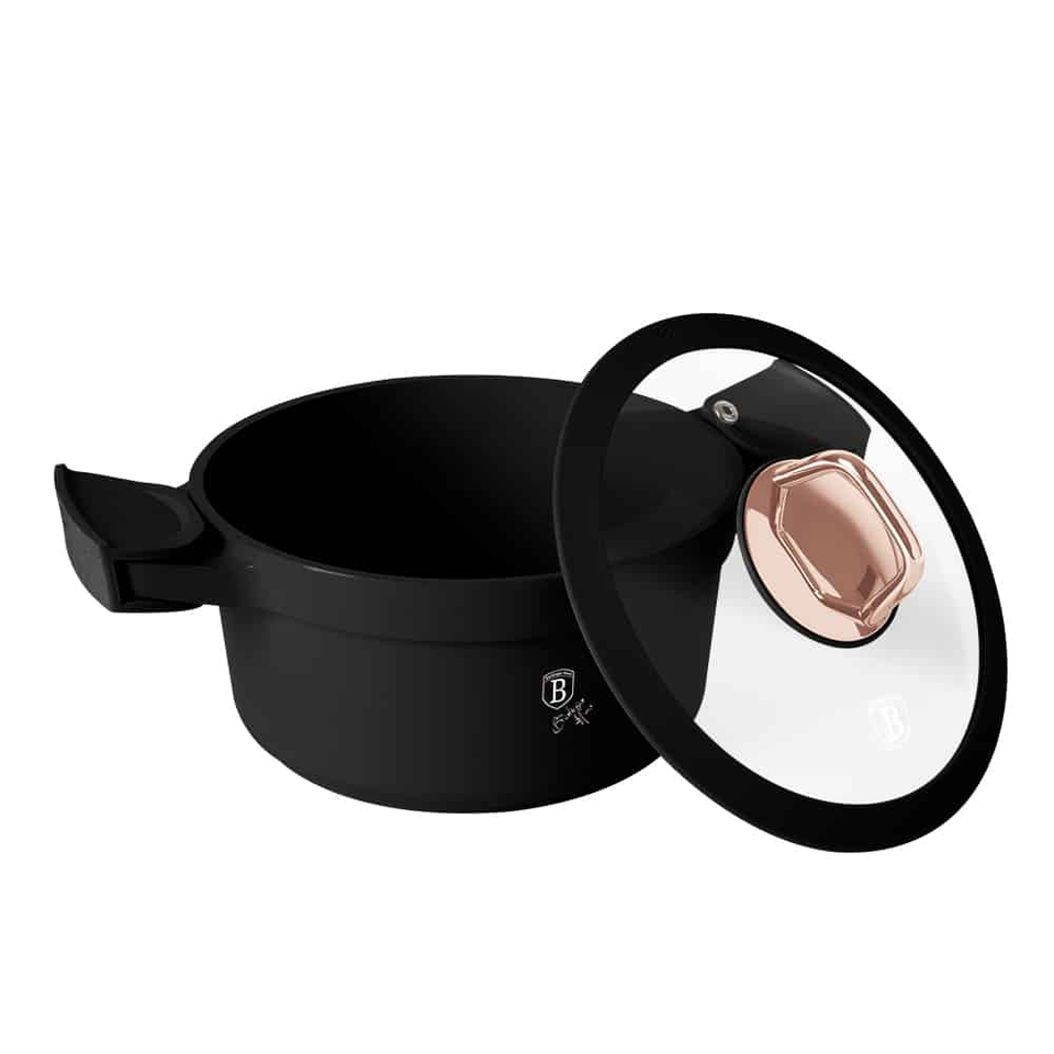 Casserole with lid, 20 cm Berlinger Haus BH1456 Black Rose