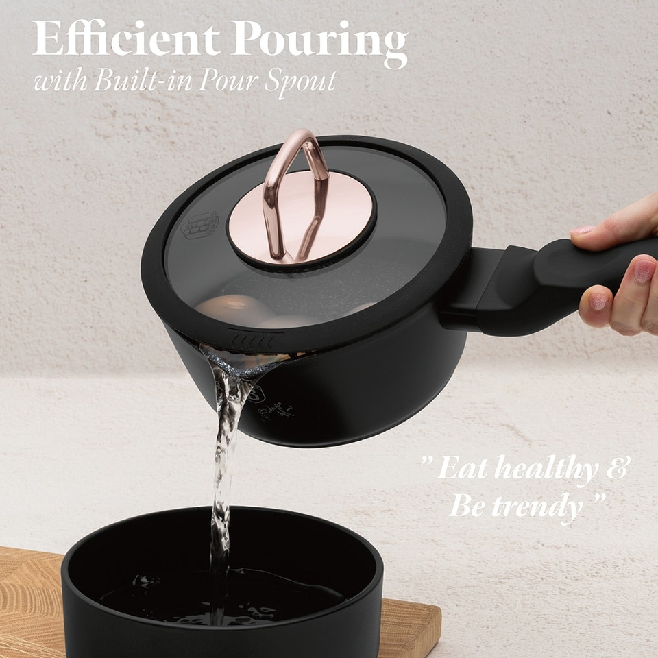15 pcs cookware set Berlinger Haus BH8234 Black Rose