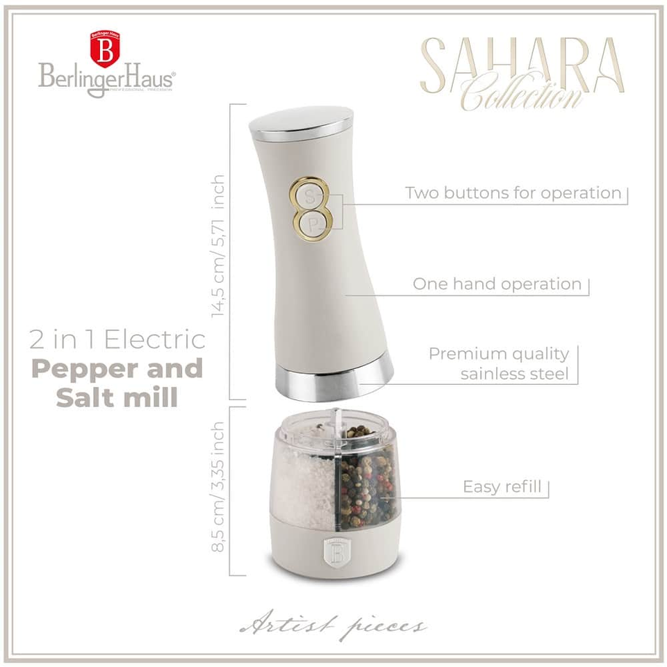 2 in1 electric mill Berlinger Haus BH9645 Sahara