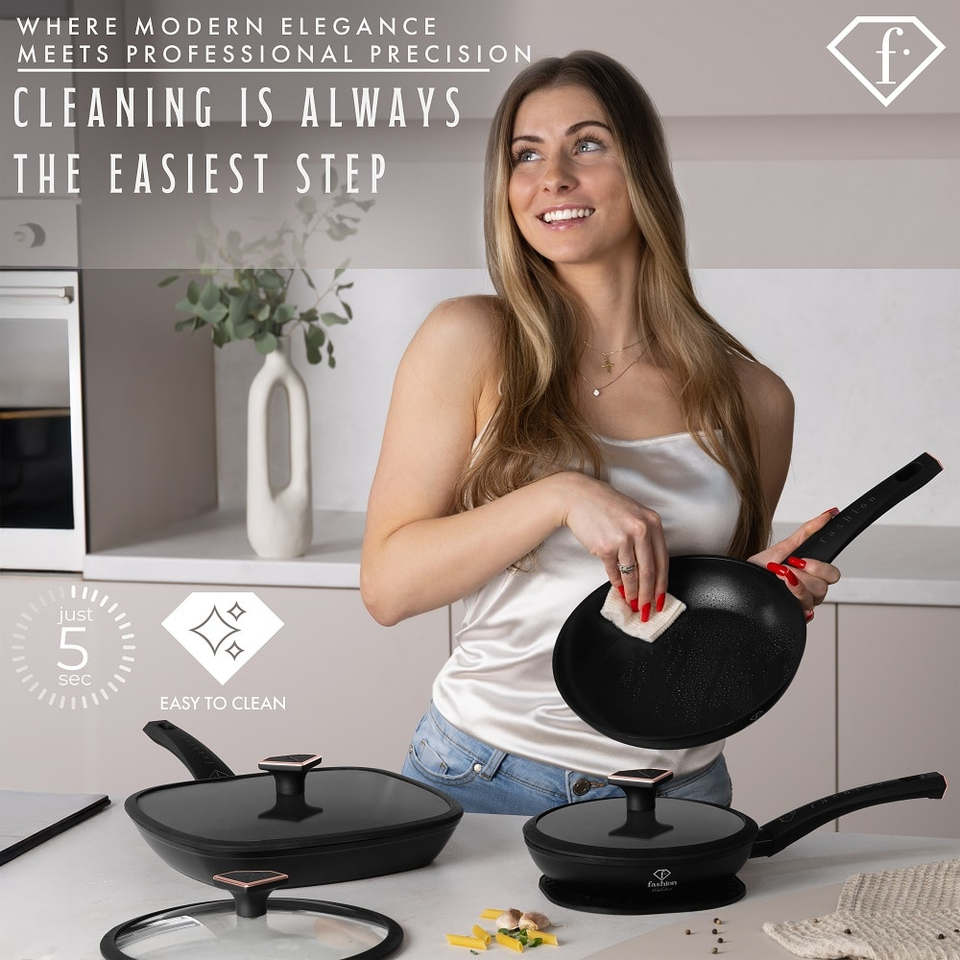 8-Piece Frypan Set Fashion by Berlinger Haus FTV0050