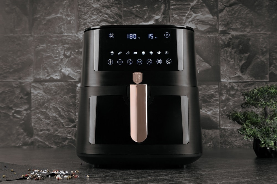 Air fryer, 8 L, visible window,Berlinger Haus BH9604