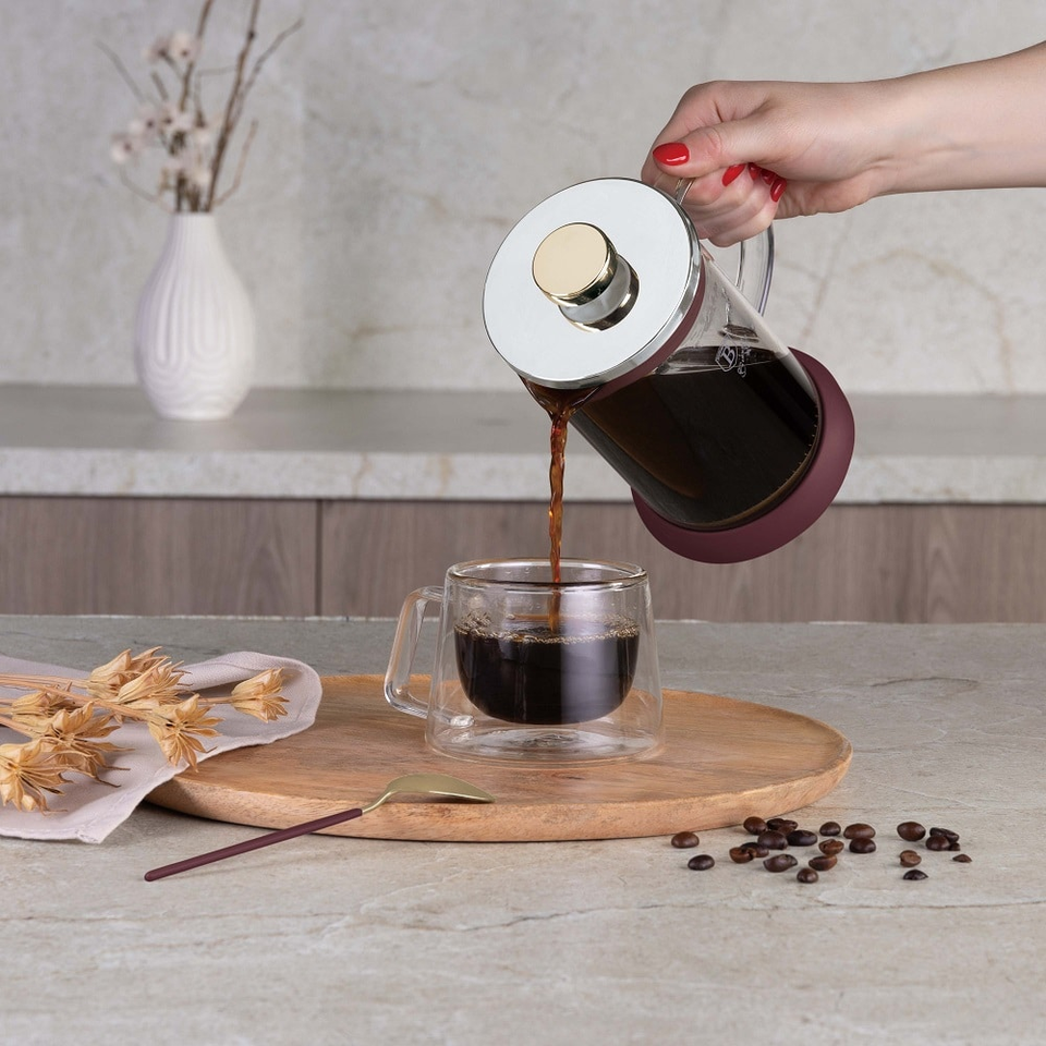 Coffee & tea plunger, 600 ml,Berlinger Haus BH8584 Leonardo