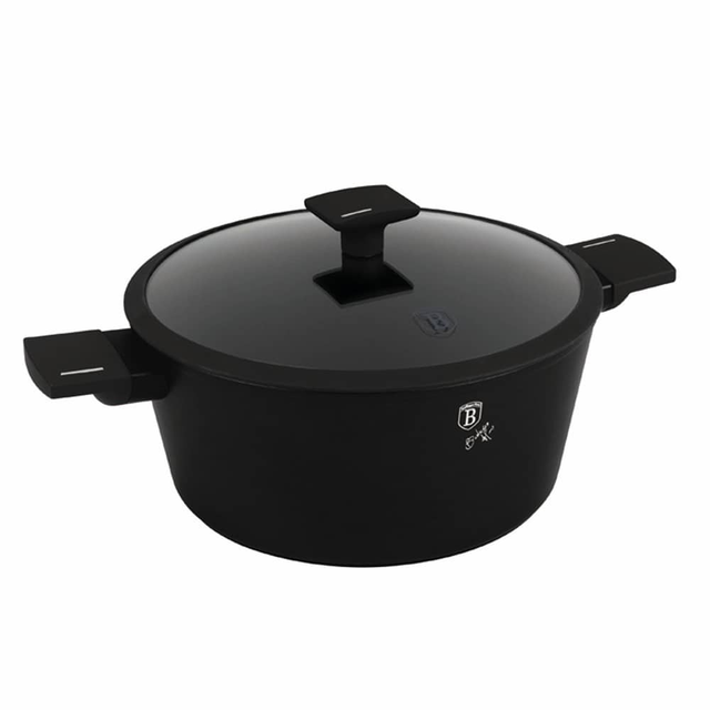 Casserole with lid, 28 cm,Berlinger Haus BH8189 Matte Black