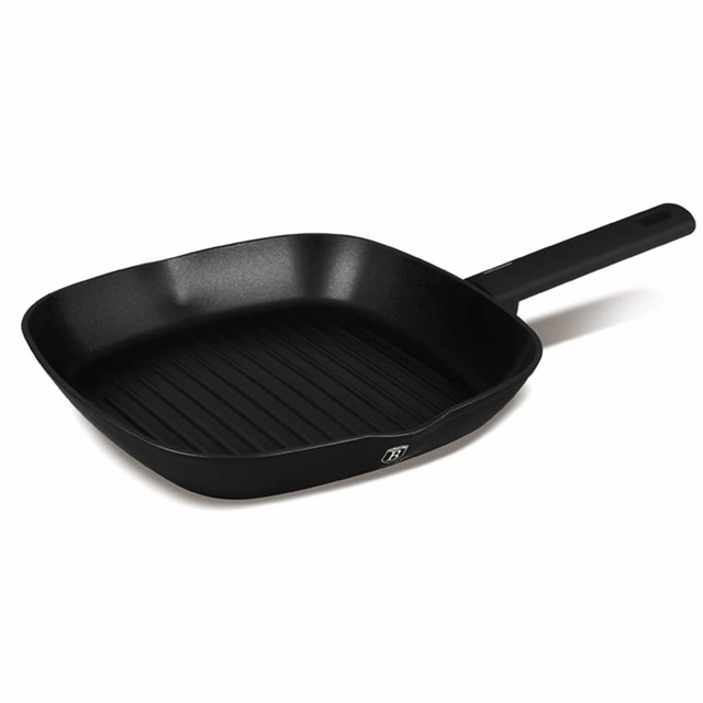 Grill pan, 28 cm,Berlinger Haus BH8183,Matte Black