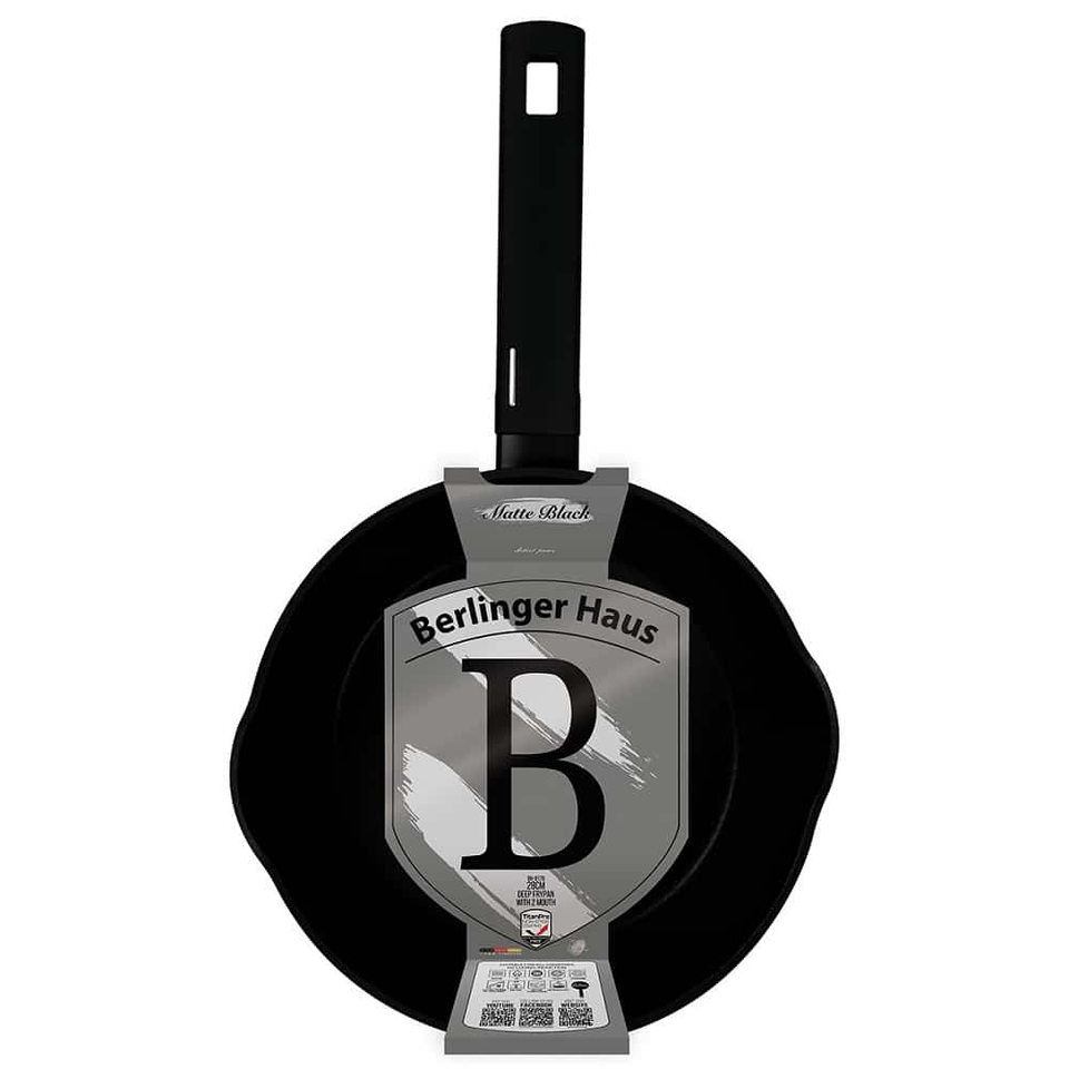 Deep frypan with 2 mouth, 28 cm Berlinger Haus BH8178