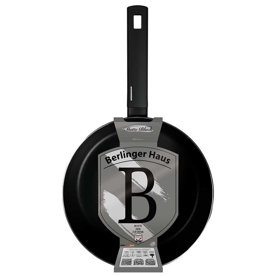 Flip frypan, 26 cm Berlinger Haus BH8176 Matte Black
