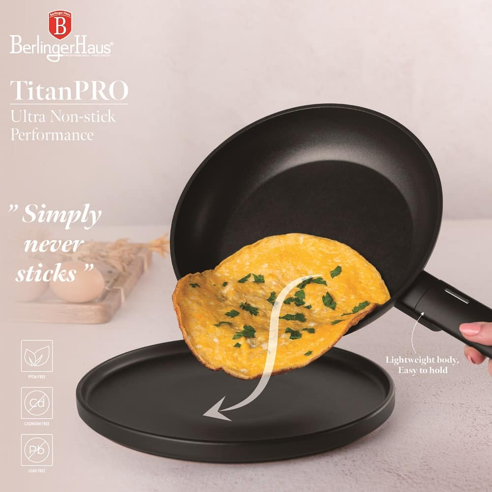 Frypan, 28 cm, Berlinger Haus BH8171 Matte Black
