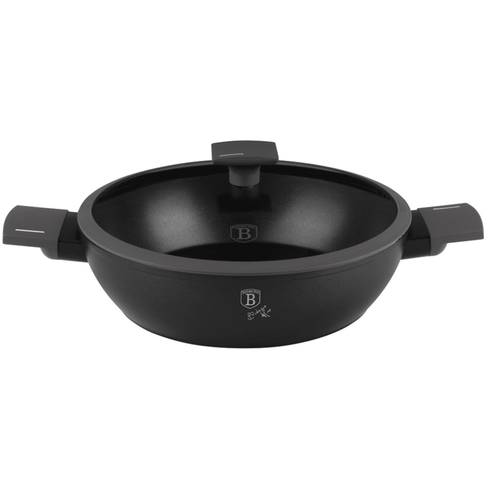 Shallow pot with lid, 28 cm Berlinger Haus BH8128 anthracite