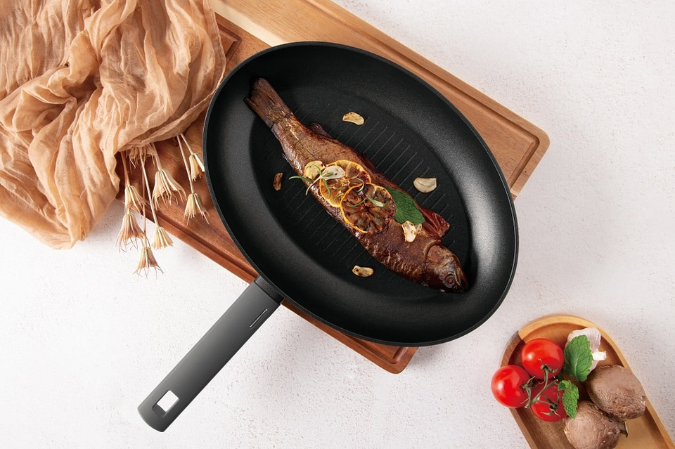 Fish pan, 35*25 cm Berlinger Haus BH8134 anthracite