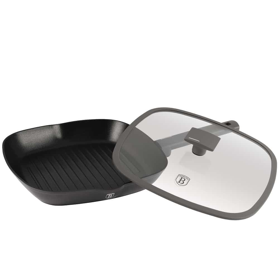 Grill pan with lid, 28 cm Berlinger Haus BH8127 anthracite