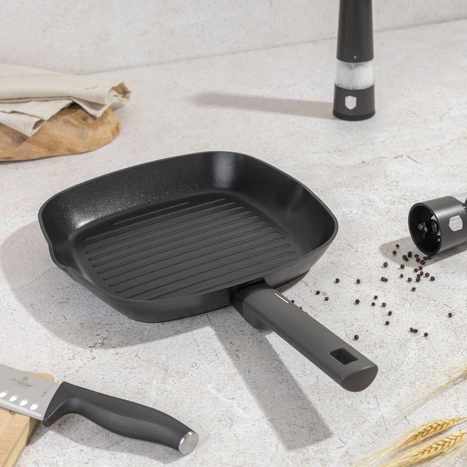 Grill pan, 28 cm Berlinger Haus BH8126 anthracite