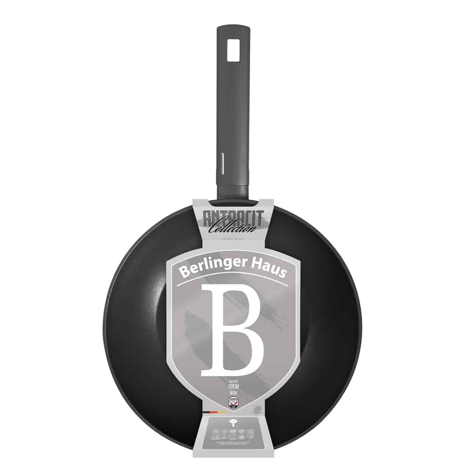 Wok, 28 cm Berlinger Haus BH8123 anthracite