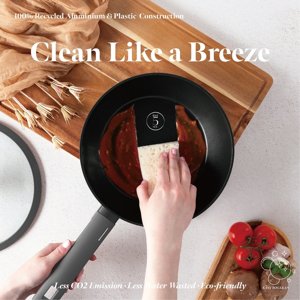 Deep frypan with lid, 24 cm Berlinger Haus BH8122 anthracite