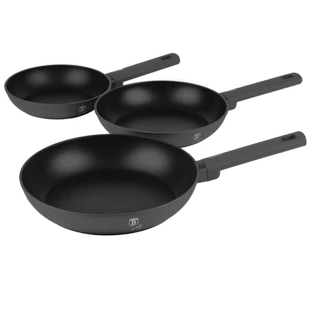 3 pcs frypan set Berlinger Haus BH8138 anthracite