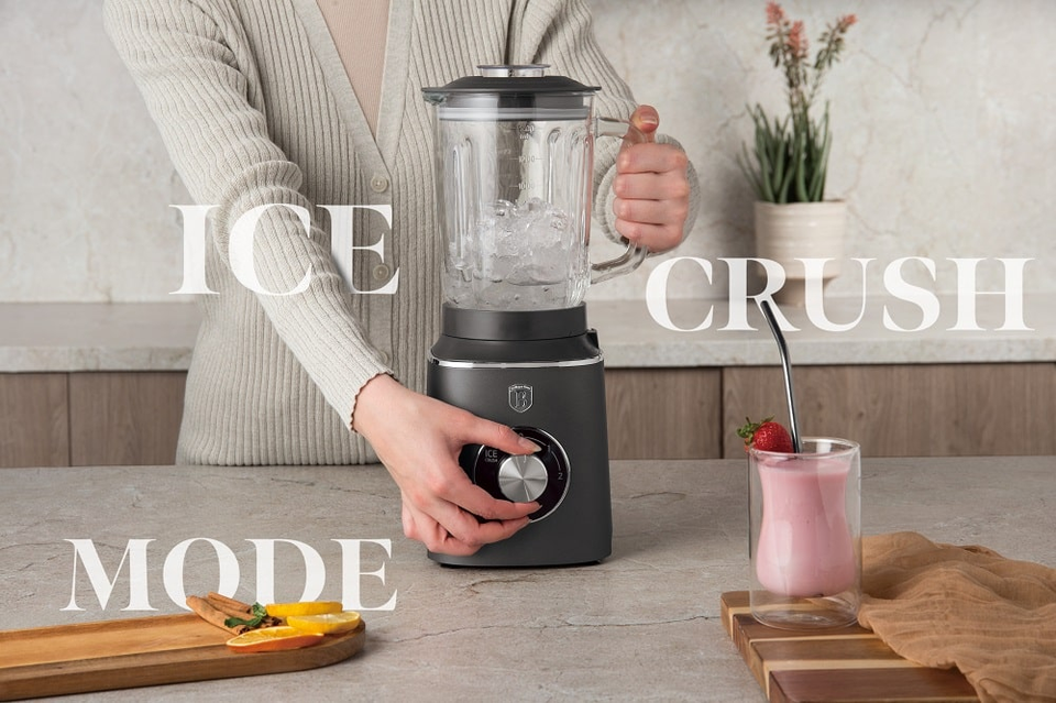 Table blender with 1,5 L GLASS jar,Berlinger Haus BH9539 Anthracite
