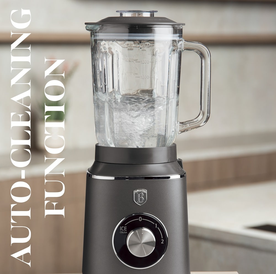 Table blender with 1,5 L GLASS jar,Berlinger Haus BH9539 Anthracite