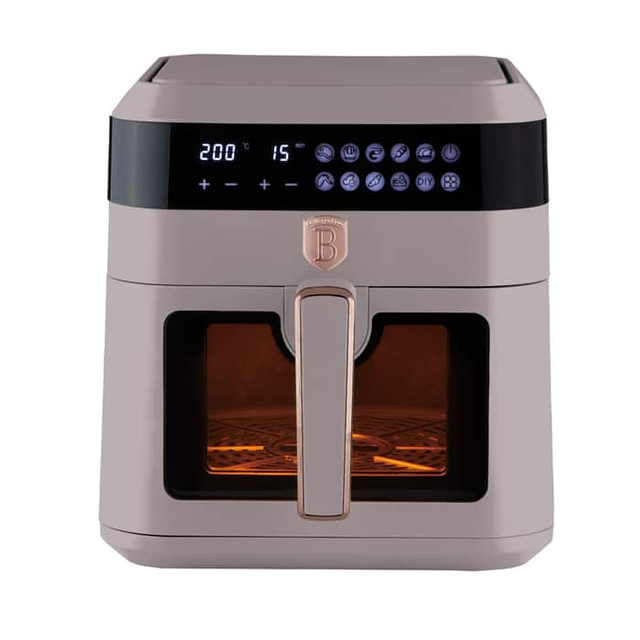 Air fryer, 6,3 L, visible window Berlinger Haus BH9547 Taupe