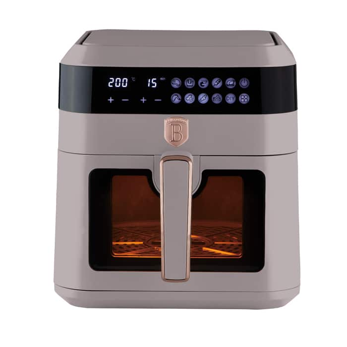 Air fryer, 6,3 L, visible window Berlinger Haus BH9547 Taupe