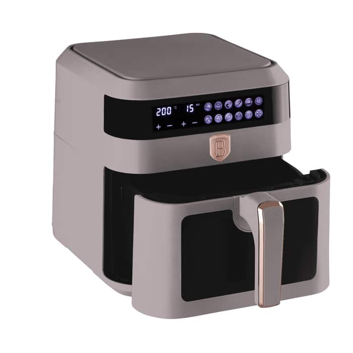 Air fryer, 6,3 L, visible window Berlinger Haus BH9547 Taupe