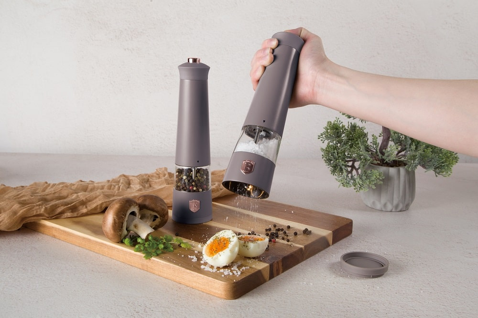 Electric pepper and salt mill, 2 pcs set Berlinger Haus 9544