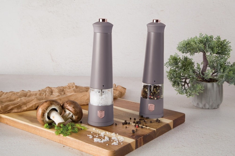Electric pepper and salt mill, 2 pcs set Berlinger Haus 9544