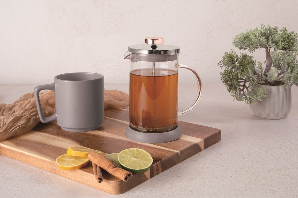 Coffee & tea plunger, 800 ml Berlinger Haus BH8589 Taupe