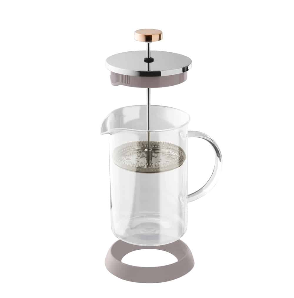 Coffee & tea plunger, 600 ml Berlinger Haus BH8588 Taupe