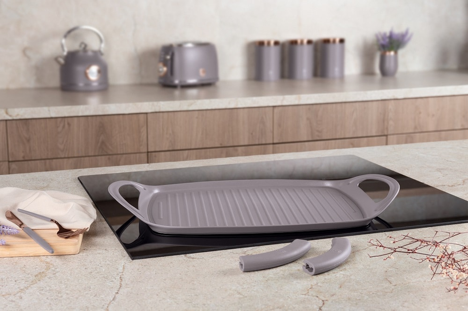 Grill plate, 47 cm Berlinger Haus BH8107 Taupe