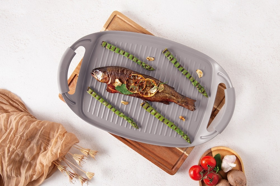 Grill plate, 47 cm Berlinger Haus BH8107 Taupe