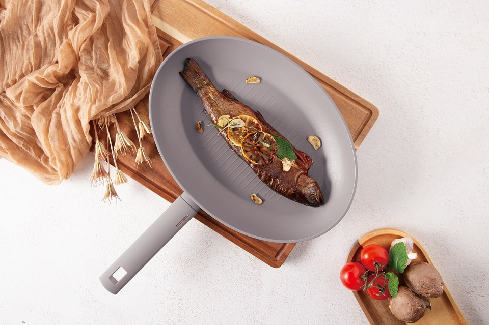 Fish pan, 35*25 cm Berlinger Haus BH8104 Taupe